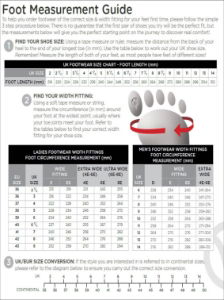 Foot Measurement Guide