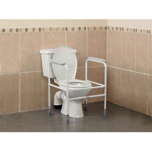 Adjustable Steel Toilet Surround