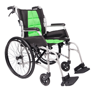 Aspire Vida Wheelchair - 18" - S/P - Green/Black 