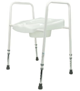 Toilet Frame and Seat - Integrity - Height Adjustable - Free Standing