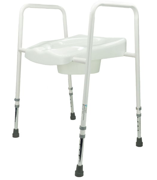 Toilet Frame and Seat - Integrity - Height Adjustable - Free Standing