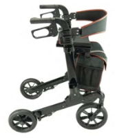 InterLite - Gemini - Fold Down - Rollator - Black